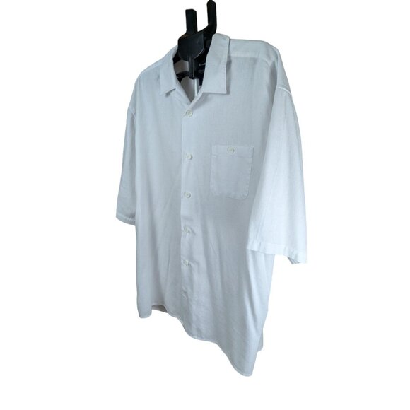 Men's Trust 4XL 55 Linen 45 Rayon Short Sleeve Shirt/Pants Combination Outfit - Picture 5 of 11